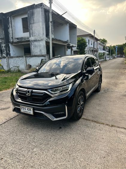 Honda CR-V 2019 2.4 ES 4WD Utility-car เบนซิน ไม่ติดแก๊ส เกียร์อัตโนมัติ ดำ รูปที่ 3