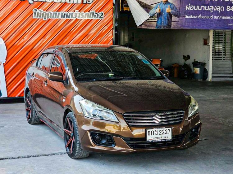 Suzuki Ciaz 2016 1.2 GL Sedan เบนซิน ไม่ติดแก๊ส เกียร์อัตโนมัติ น้ำตาล รูปที่ 3