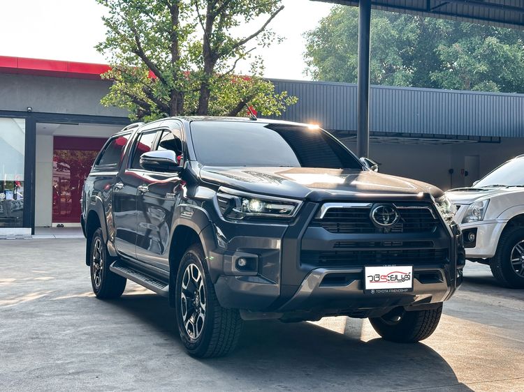 Toyota Hilux Revo 2023 2.4 Prerunner High Pickup ดีเซล เกียร์ธรรมดา เทา รูปที่ 3