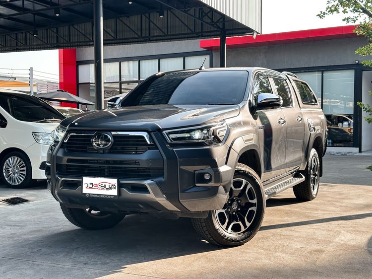 Toyota Hilux Revo 2023 2.4 Prerunner High Pickup ดีเซล เกียร์ธรรมดา เทา