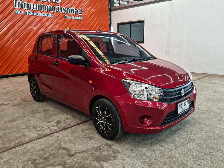 Suzuki Celerio 2021 1.0 GL Sedan เบนซิน ไม่ติดแก๊ส เกียร์อัตโนมัติ แดง รูปที่ 3