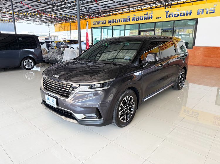 Kia Carnival 2022 2.2 EX Van ดีเซล ไม่ติดแก๊ส เกียร์อัตโนมัติ เทา