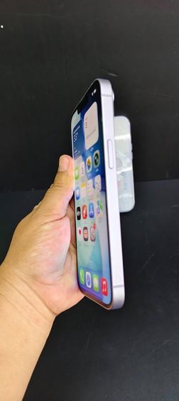 iPhone 14 256GB สีม่วง เครื่องศูนย์แท้ สภาพสวย ใช้งานปกติทุกฟังก์ชัน รูปที่ 6