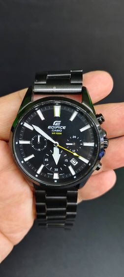 Casio Edifice EFV-510DX Chronograph WR100M สายสแตนเลส สีดํา ของแท้ รูปที่ 9