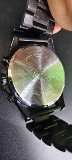 Casio Edifice EFV-510DX Chronograph WR100M สายสแตนเลส สีดํา ของแท้ รูปที่ 5