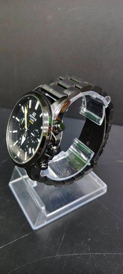 Casio Edifice EFV-510DX Chronograph WR100M สายสแตนเลส สีดํา ของแท้ รูปที่ 3