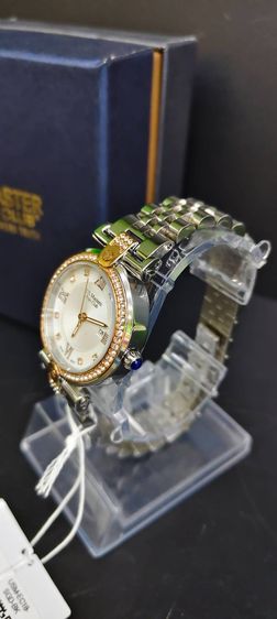US Master Polo Club นาฬิกาผู้หญิง Stainless Steel สายเหล็ก ดีไซน์คริสตัล หน้าปัดคลาสสิก  รูปที่ 4