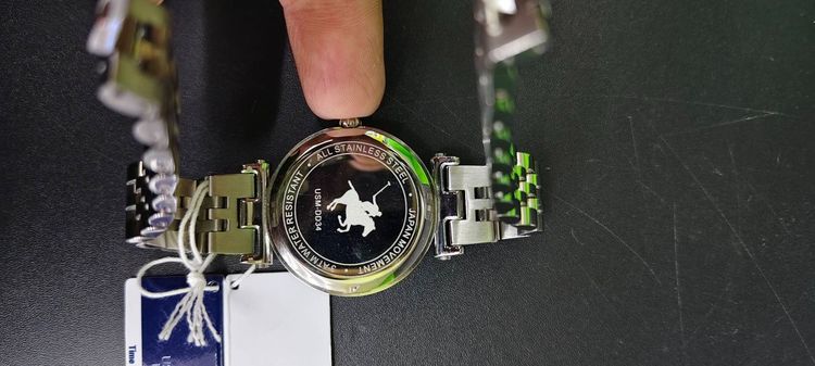 US Master Polo Club นาฬิกาผู้หญิง Stainless Steel สายเหล็ก ดีไซน์คริสตัล หน้าปัดคลาสสิก  รูปที่ 10
