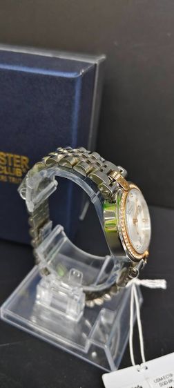 US Master Polo Club นาฬิกาผู้หญิง Stainless Steel สายเหล็ก ดีไซน์คริสตัล หน้าปัดคลาสสิก  รูปที่ 3