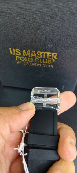 US Master Polo Club Chronograph สายยาง Sport กันน้ํา ดีไซน์สปอร์ต ของใหม่ยังไม่ได้ใช้ รูปที่ 6