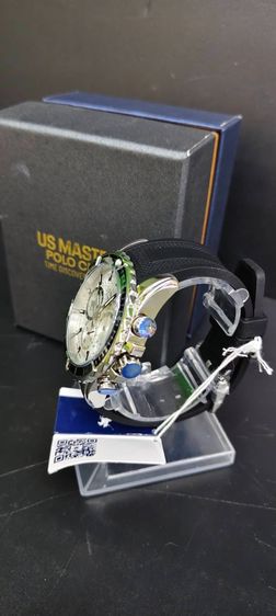 US Master Polo Club Chronograph สายยาง Sport กันน้ํา ดีไซน์สปอร์ต ของใหม่ยังไม่ได้ใช้ รูปที่ 4