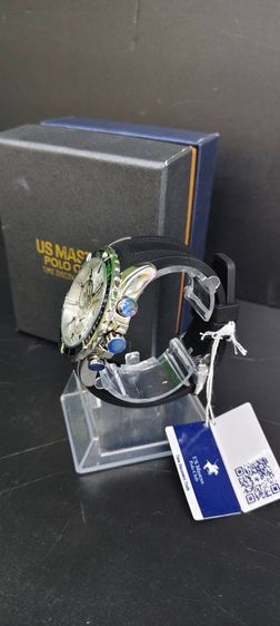 US Master Polo Club Chronograph สายยาง Sport กันน้ํา ดีไซน์สปอร์ต ของใหม่ยังไม่ได้ใช้ รูปที่ 3