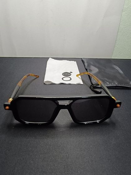 แว่นกันแดด GYPSO ทรงเหลี่ยม Navigator ดีไซน์วินเทจ ขาลายกระ รุ่น BE582 รูปที่ 9