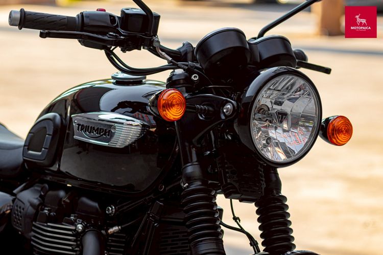 Triumph Bonneville T100 Black ปี2017 วิ่งน้อย5,000Km. รถใหม่มาก  รูปที่ 14
