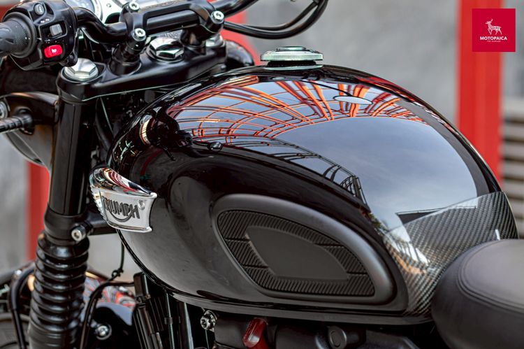 Triumph Bonneville T100 Black ปี2017 วิ่งน้อย5,000Km. รถใหม่มาก  รูปที่ 15