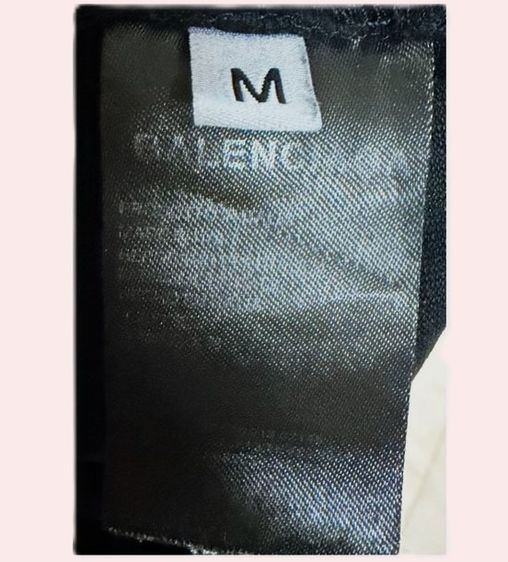BALENCIAGA  Wavy Logo T-Shirt รูปที่ 9