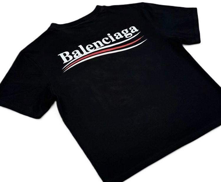 BALENCIAGA  Wavy Logo T-Shirt รูปที่ 6