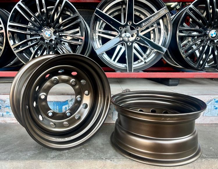 กระทะผ่าTCPY ขอบ14 เพลาลอย หลุดจอง1คู่ สั่งทำสีพิเศษ รูปที่ 3