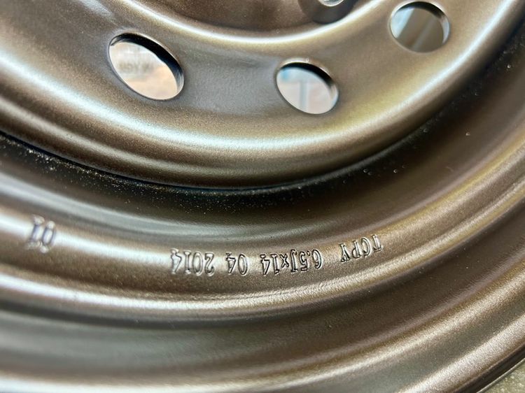 กระทะผ่าTCPY ขอบ14 เพลาลอย หลุดจอง1คู่ สั่งทำสีพิเศษ รูปที่ 4