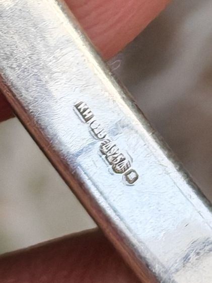 กำไลเงินแท้​ งานเก่า​ Made​ In​ England​ หายากมาก​ ราคาแบ่งปันครับ รูปที่ 6