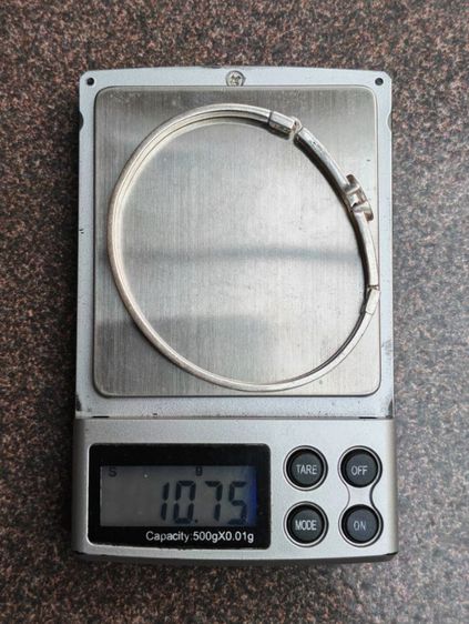 กำไลเงินแท้​ งานนอก​ สวยมากครับ​ เบาๆแบ่งกันใช้ครับ รูปที่ 12