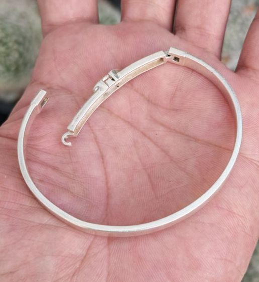 กำไลเงินแท้​ งานนอก​ สวยมากครับ​ เบาๆแบ่งกันใช้ครับ รูปที่ 6