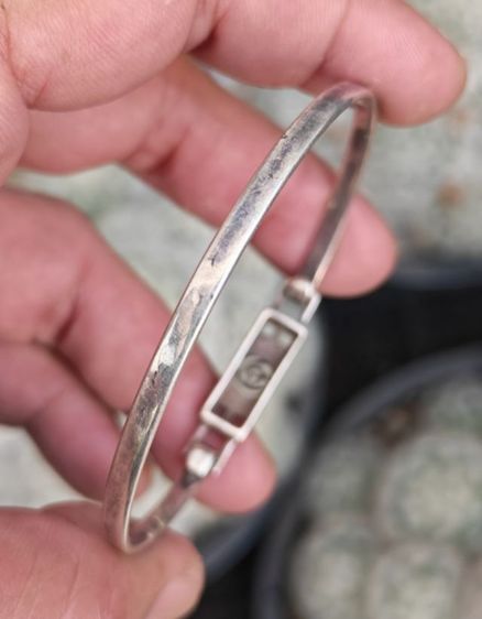 กำไลเงินแท้​ งานนอก​ สวยมาก​ แบ่งกันใช้ไม่แพงครับ รูปที่ 3