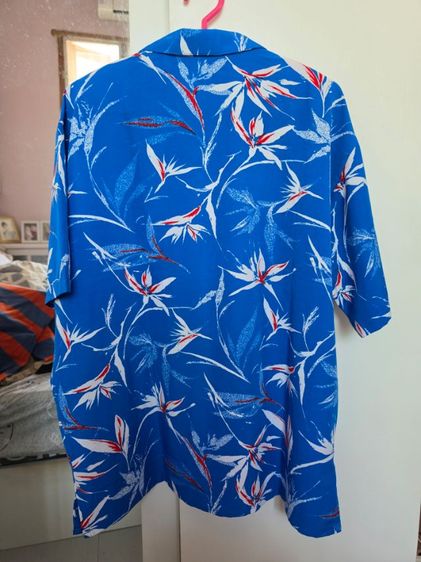 เสื้อเชิ้ต ฮาวาย GQ Summer สีฟ้าเข้ม รูปที่ 2