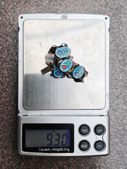 สร้อยข้อมือเงินแท้​ ลงยา​ งานเก่า​ ไม่ต้องไปหาอีกเส้นครับ​ สวยมาก​ ราคาแบ่งปันครับ รูปที่ 11