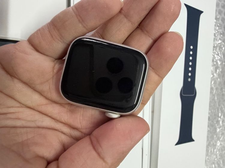 Apple Watch Series 9 41mm GPS Aluminum สีเงิน สายสีน้ำเงิน ครบกล่อง รูปที่ 2