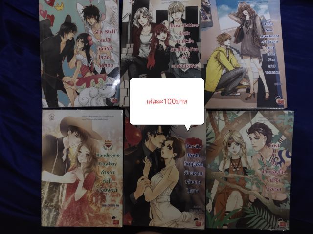 นิยายของแจ่มใสค่ะ เล่มละ100บาท มีพลาสติกกันน้ำทุกเล่มค่ะ (ยกเว้นเรื่อง Pink Romeo) 