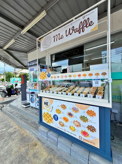 เซ้งร้านวาฟเฟิล Me Waffle หน้า Lotus Go Fresh นวมินทร์ 42 แยก 25แหล่งชุมชน หมู่บ้านเยอะมาก รูปที่ 4