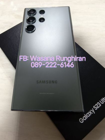 samsung s23 ultra 256 สีเขียว 11500 เครื่องสวย ตำหนิตามรูปไม่มีผลกับการใช้งาน ใช้งานทุกอย่างได้ปกติ นัดรับดอนเมือง รูปที่ 3