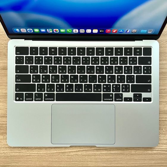 อายุ 7 วัน MacBook Air M4 สีฟ้า Sky Blue Ram 16 SSD 256 ใหม่กริ๊บ ประกันเต็มๆ ครบยกกล่อง ซื้อ AppleCare ได้ รูปที่ 7