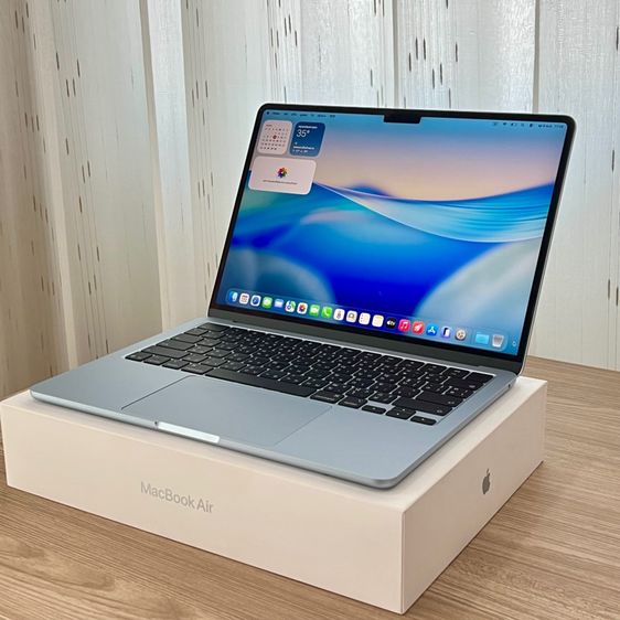 อายุ 7 วัน MacBook Air M4 สีฟ้า Sky Blue Ram 16 SSD 256 ใหม่กริ๊บ ประกันเต็มๆ ครบยกกล่อง ซื้อ AppleCare ได้ รูปที่ 6