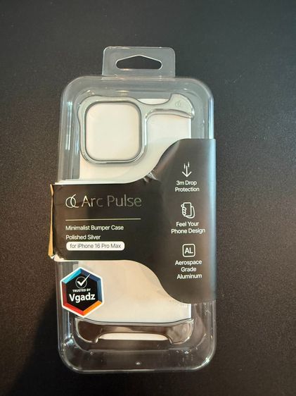 เคสแบบที่ลิซ่าใช้ ของแท้ Pro Max - Arc รุ่น Pulse Aluminum – เคส iPhone 16 Pro Max – สี Polished Silver รูปที่ 2