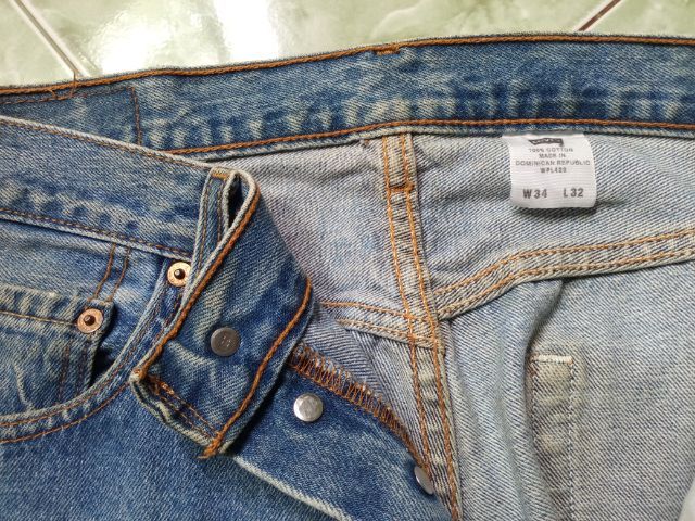 Levi's 501 made in Dominican Republic  รูปที่ 7