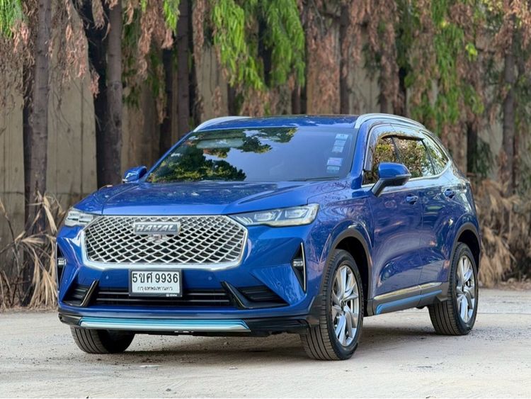 GWM Haval H6 2022 1.5 Hybrid Ultra Utility-car ไฮบริด ไม่ติดแก๊ส เกียร์อัตโนมัติ น้ำเงิน รูปที่ 3