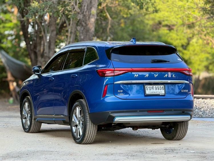 GWM Haval H6 2022 1.5 Hybrid Ultra Utility-car ไฮบริด ไม่ติดแก๊ส เกียร์อัตโนมัติ น้ำเงิน รูปที่ 4