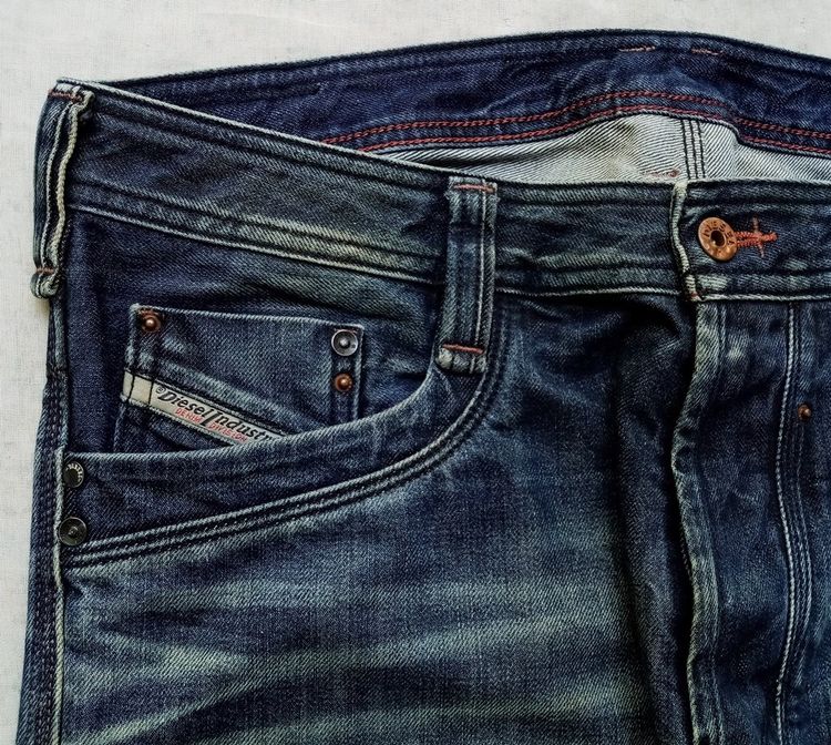 ยีนส์ DIESEL แท้ สีเข้ม รูปที่ 5