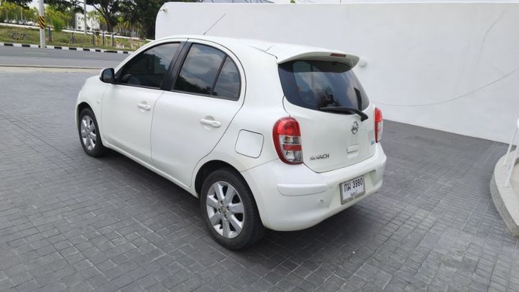 Nissan March 2013 1.2 E Sedan เบนซิน เกียร์อัตโนมัติ ขาว รูปที่ 3