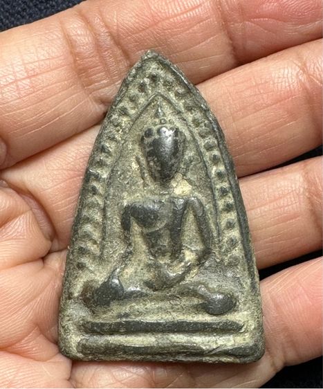 องค์ละ1550🙏พระนาง กรุวัดกลางทุ่ง อยุธยา🙏พระเนื้อชิน2หน้า รูปที่ 8