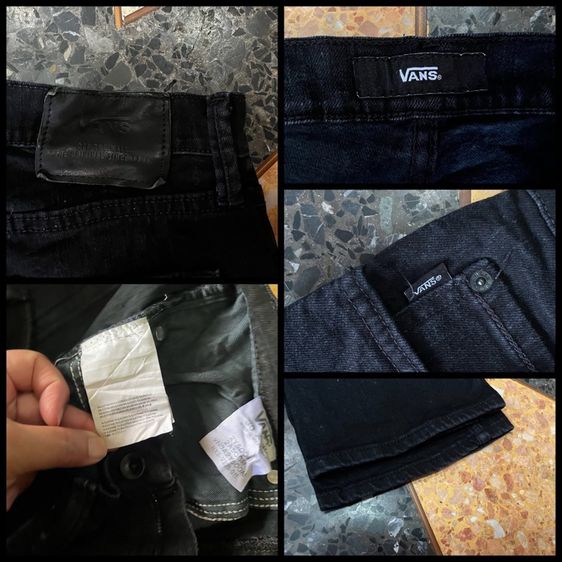 📌VAN👖 -Super black. เอว29-30 รูปที่ 6