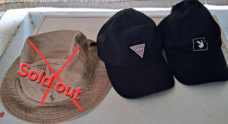 หมวกและหมวกแก๊ป หมวก Polo, Playboy, Guess ของแท้