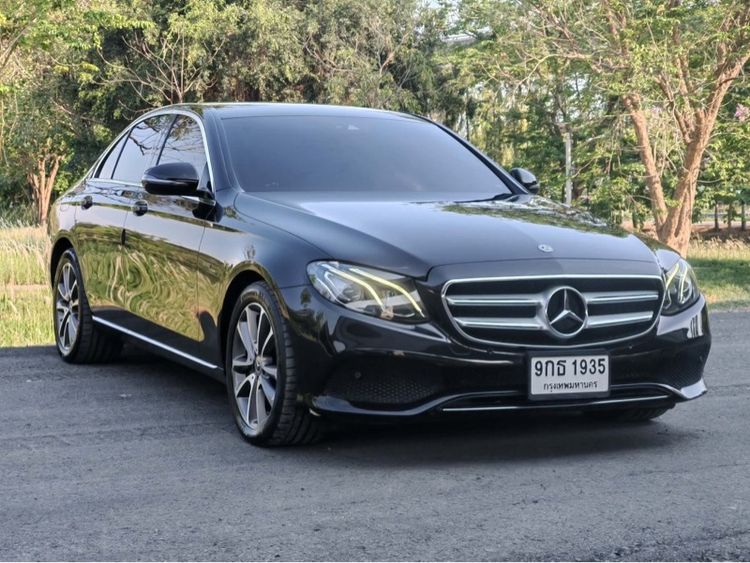 Mercedes-Benz E-Class 2020 E350 Sedan ปลั๊กอินไฮบริด (PHEV) ไม่ติดแก๊ส เกียร์อัตโนมัติ ดำ รูปที่ 3