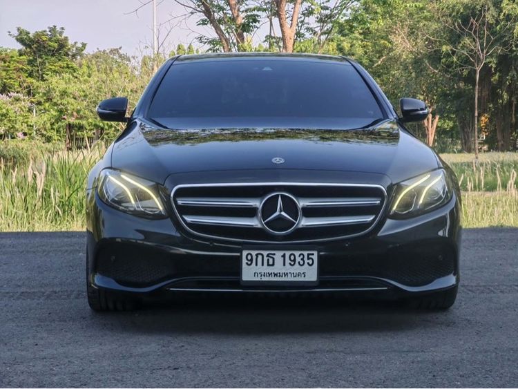 Mercedes-Benz E-Class 2020 E350 Sedan ปลั๊กอินไฮบริด (PHEV) ไม่ติดแก๊ส เกียร์อัตโนมัติ ดำ