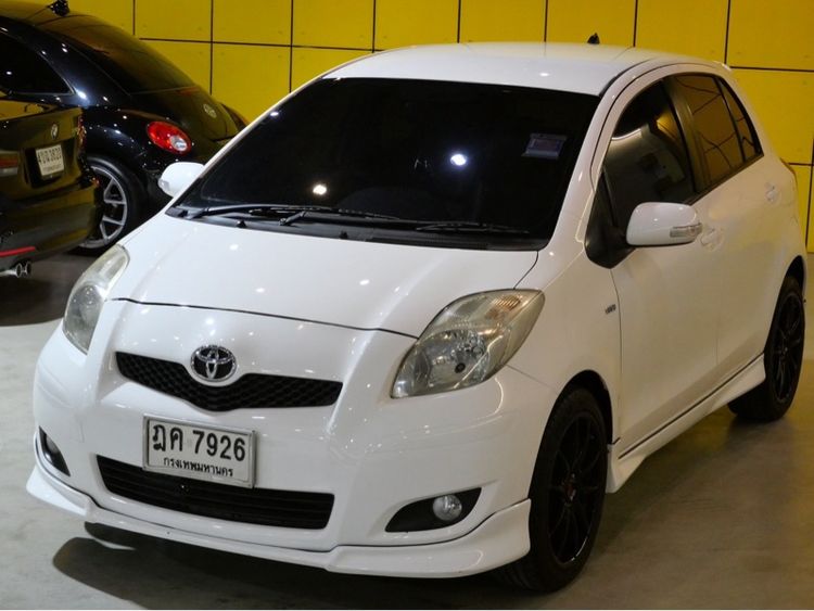 Toyota Yaris 2009 1.5 G Sedan เบนซิน ไม่ติดแก๊ส เกียร์อัตโนมัติ ขาว รูปที่ 3