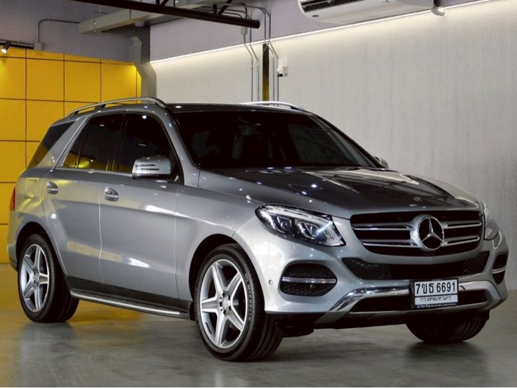 Mercedes-Benz GLE-Class 2017 GLE250 Utility-car ดีเซล ไม่ติดแก๊ส เกียร์อัตโนมัติ เทา รูปที่ 2