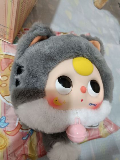 Baby Three Luckycat Zipper Bag แท้ ทรงตากลิ้ง รูปที่ 2
