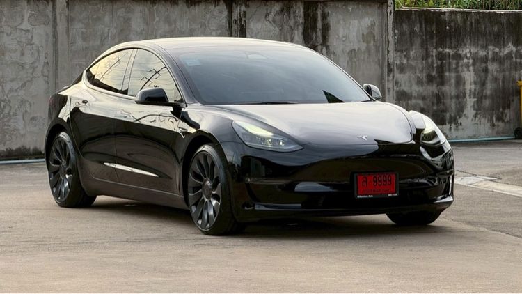 Tesla Model-3 2023 Performance 4WD Utility-car ไฟฟ้า ไม่ติดแก๊ส เกียร์อัตโนมัติ ดำ รูปที่ 4